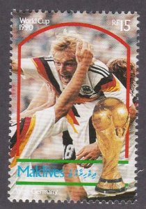 Maldive Islands #  1489A, Germany World Cup Soccer Players, NH, 1/3 Cat.