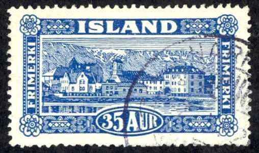 Iceland Sc# 147 Used 1925 35a Views