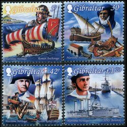 GIBRALTAR 1999 - Scott# 798-801 Maritime Set of 4 NH