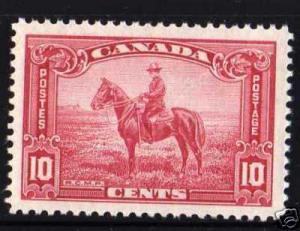 CANADA SC# 223 1935 10c Royal Canadian Mounted Police MNH