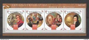 2015 Guinea-Bissau Music Composers Ludwig Van Beethoven 1Kb ** Stamps St1045