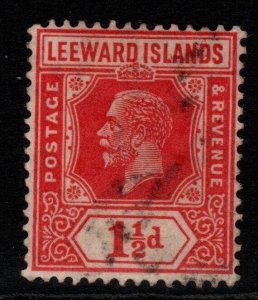 LEEWARD ISLANDS SG63 1926 1½d CARMINE-RED FINE USED 