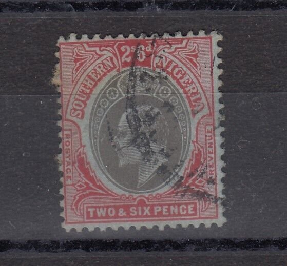 Southern Nigeria KEVII 1907 2s 6d SG40 Fine Used BP6610