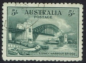 AUSTRALIA 1932 BRIDGE 5/- USED/CTO 