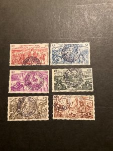 Stamps French West Africa Scott# C5-10 used