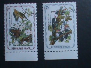 HAITI- LOVELY BIRDS CTO SET-VF WE SHIP TO WORLDWID AND COMBINED SHIPPING