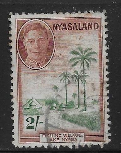 Nyasaland 77 2sh Fishing Village Used