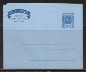 Fiji Postal Stationery 3d Airletter Unused