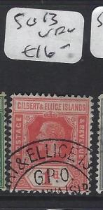 GILBERT AND ELLICE ISLANDS (P1804B)  KGV 1 D  SG 13     VFU