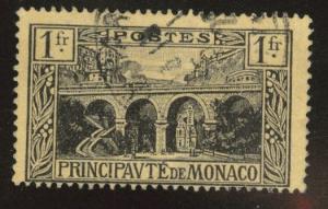 MONACO Scott 86 Used bridge stamp