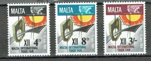 Malta SC# 384-385-386 *Mint VLH* 