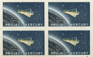 Project Mercury Vignette Souvenir Card Bureau Engraving Printing INTERPEX NY