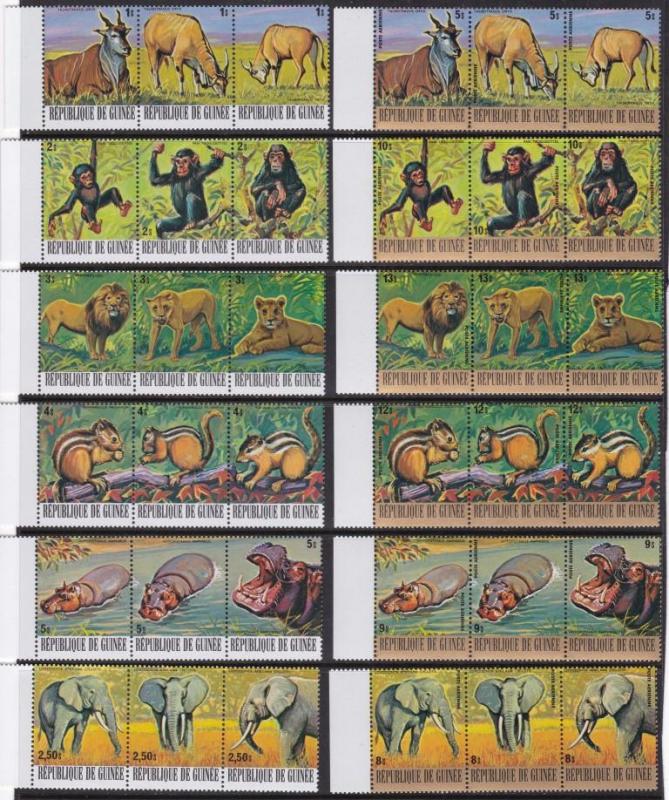 Guinea, Fauna, Animals MNH  / 1977