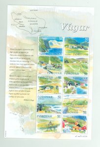 Faroe Islands #453 Mint (NH) Souvenir Sheet