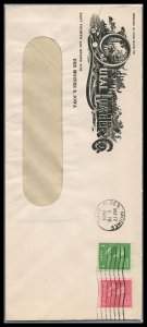 US 1944 Advertising Cover QUEAL LUMBER Co. Des Moines Iowa