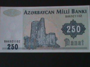 AZERBAIJAN- MILLIBANKI UN-CIRCULATED-$250 MANATS-VERY FINE-KEY NOTE-RARE