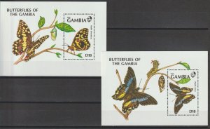 GAMBIA 1991 SG 1156/63 + MS 1164 MNH Cat £27