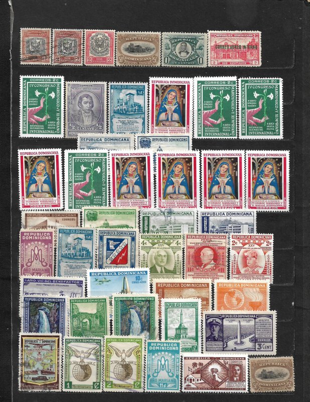 COLLECTION LOT OF 45 DOMINICAN REPUBLIC STAMPS 1901+ CLEARANCE