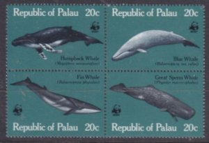 Palau 1983 SG25-28 UHM Blk of four