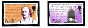 Pitcairn Is 182-83 MNH 1979 John Adams      (KA)