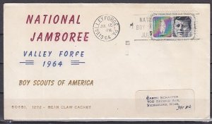 United States, 17/JUL/64. National Jamboree Cachet & Cancel on Cover. ^