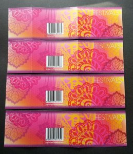 Singapore Festivals 2010 Christmas Diwali Chinese New Year (booklet set) MNH