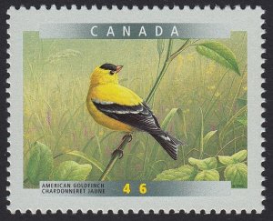 BIRD * AMERICAN GOLDFINCH = Canada 1999 #1772 MNH STAMP