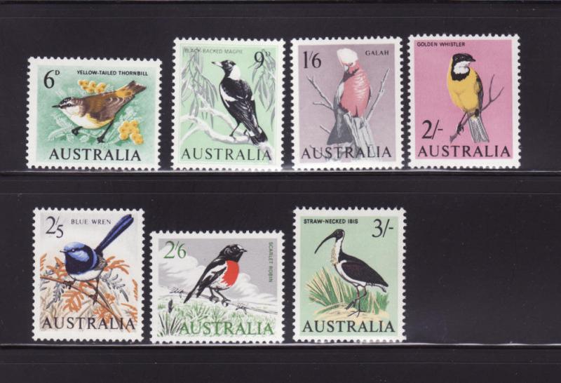 Australia 367-373 MHR Birds