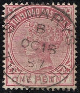 TRINIDAD 1883  Sc 69 1d  Used, scarce ST. MARYS postmark/cancel