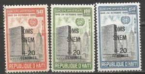 HAITI B21 CB35-36 MNH UN S004