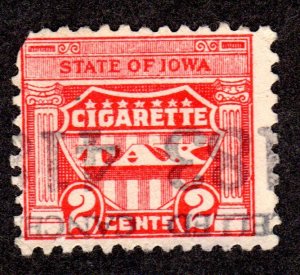 IOWA State Revenue, Cigarettes SRS # C14 used Lot 230717