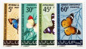 Mauritania Stamps # 212-15 MNH VF Butterfly