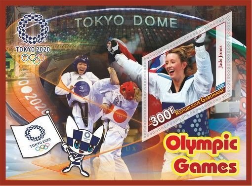 Stamps. Olympic Games Tokyo 2020 year, 6 sheets  perforated NEW