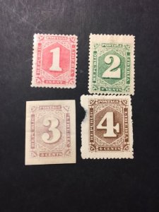 Liberia sc 24,25,26a, 27 MH