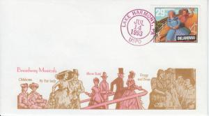 1993 Oklahoma Musical (2769) Gamm UO Lake Harmony PA FDC