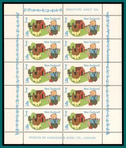 New Zealand 1975 Health, Farm Animals, MS MNH  #B93a,SGMS1082