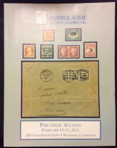 Harmer-Schau Philatelic Auction Feb.2015,Worldwide,Foreign & US Postage,VF !!