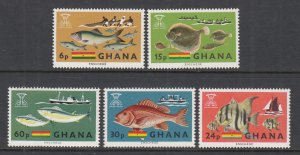 Ghana 251-255 Fish MNH VF