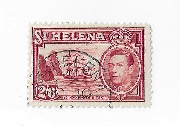 St Helena Sc #125  2sh6p used VF