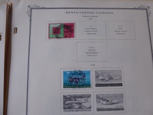 Kenya and KUT 1921-1969 Stamp Collection on Scott Specialty Album Pages