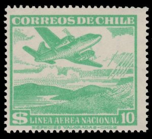 CHILE YEAR 1950 - 54. SCOTT # C143. MINT