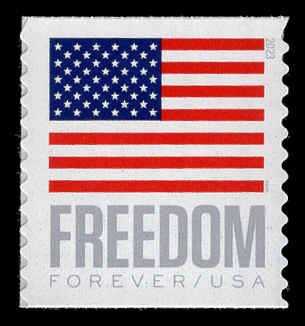 USA 5789a Mint (NH) US Flag BCA Coil Forever Stamp (From Coil of 100)