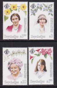 Seychelles 771-774 Queen Mother MNH VF