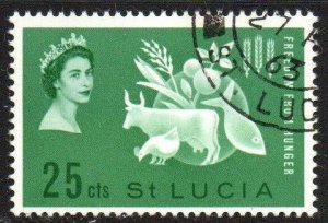 St. Lucia Sc #179 Used