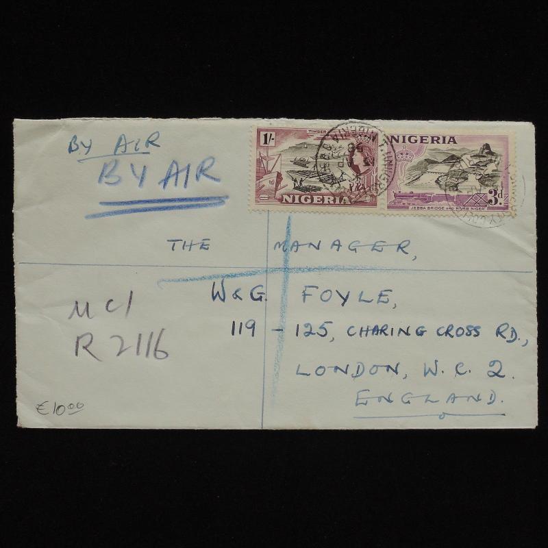 WS-D472 NIGERIA GBC - Airmail, Registered 1958 To London, England 1958 Cover