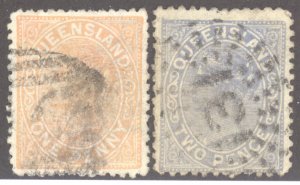 Queensland, Scott #104-05, Used