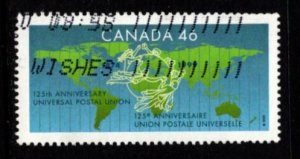 Canada - #1806 125th anniversary of the Universal Postal Union - Used