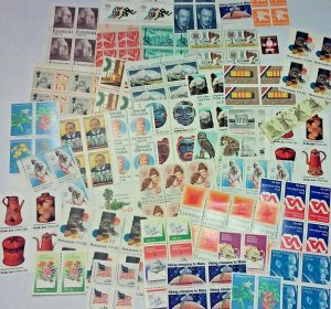 Unused 100 Assorted Mixed Multiples & Singles of 15¢ US Postage Stamps FV $15.00