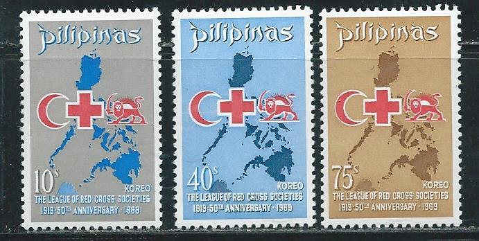 Philippines 1020-2 1969 Red Cross set MNH