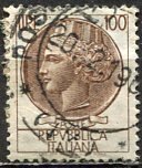 Italy 1959; Sc. # 787; Used Wmk. 303, Large Single Stamp